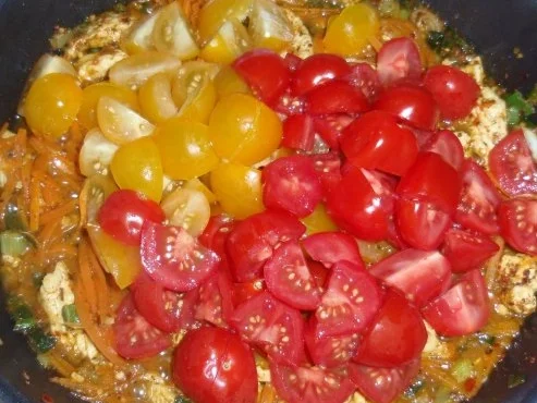 Rezept: Bunte Putenstreifen mit Jasmin-Reis Bild Nr. 8 Bunte Putenstreifen mit Jasmin-Reis - Rezept - Bild Nr. 8