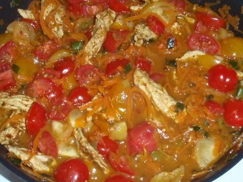 Rezept: Bunte Putenstreifen mit Jasmin-Reis Bild Nr. 9 Bunte Putenstreifen mit Jasmin-Reis - Rezept - Bild Nr. 9