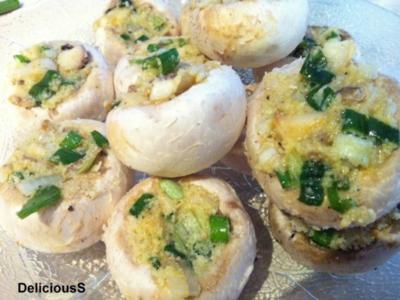 Rezept: Gefüllte Champignons zur Grillparty Gefüllte Champignons zur Grillparty - Rezept