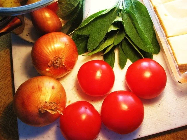 Käsekartoffeln - würzig und bunt ... - Rezept - Bild Nr. 3