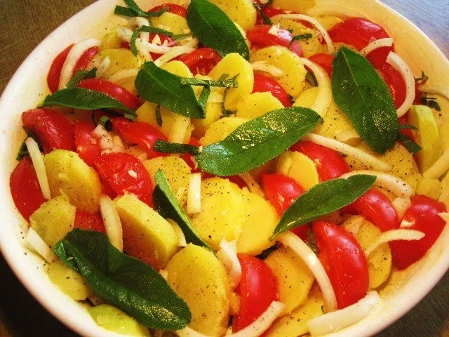 Käsekartoffeln - würzig und bunt ... - Rezept - Bild Nr. 4