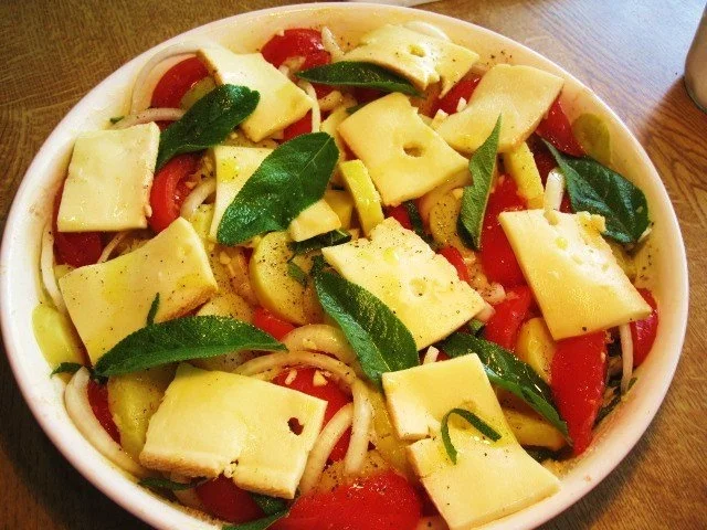 Käsekartoffeln - würzig und bunt ... - Rezept - Bild Nr. 5