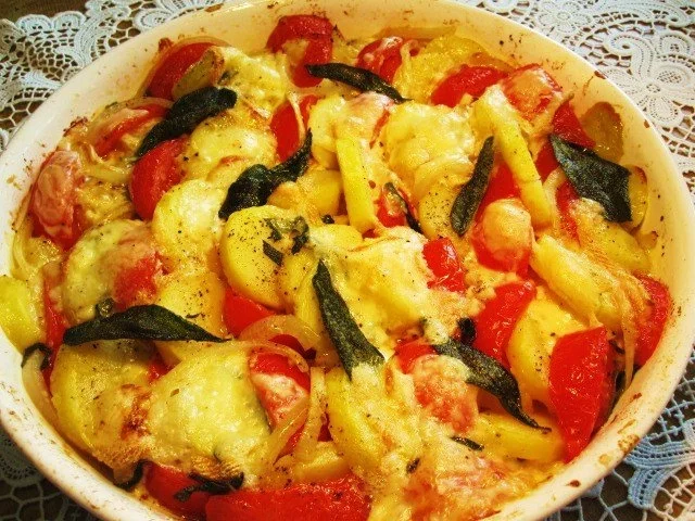 Käsekartoffeln - würzig und bunt ... - Rezept - Bild Nr. 6