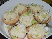 Gorgonzola-Risotto im Portobello - Rezept