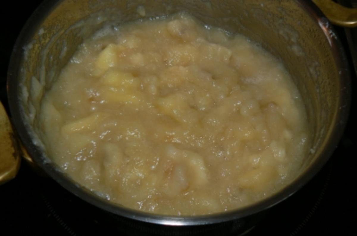 Kartoffelpuffer mit Apfel-Bananenkompott - Rezept