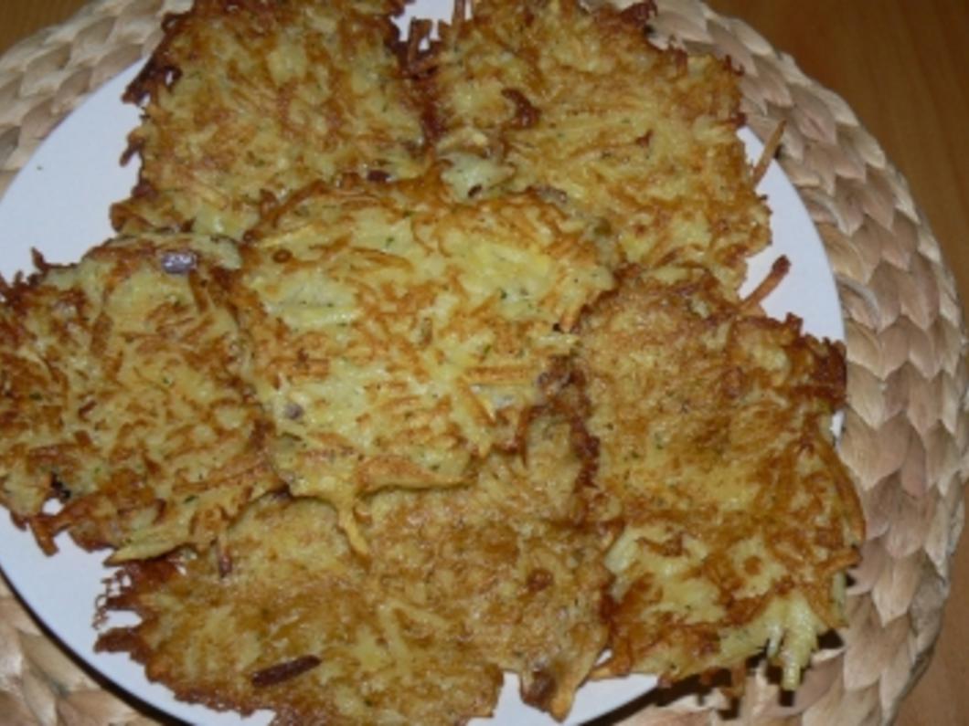 Kartoffelpuffer mit Apfel-Bananenkompott - Rezept - kochbar.de