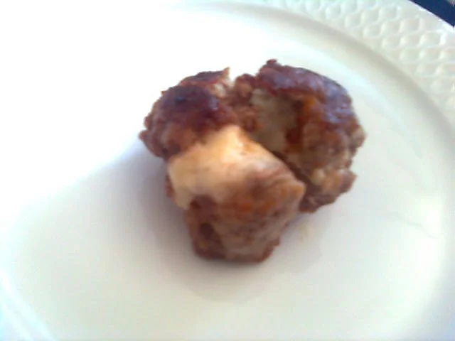 Frikadellen --mit Käse gefüllt-- und Erbsen-Kartoffelpürree - Rezept - Bild Nr. 5