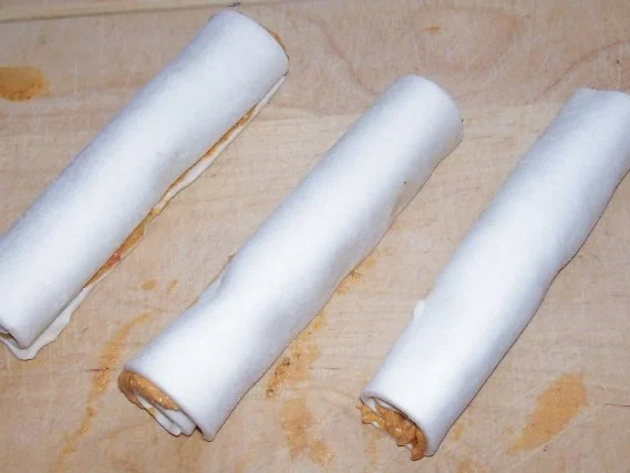 Rezept: Snack: Herzhafte Blätterteigschnecken mit Feta-Schinken-Füllung Bild Nr. 5 Snack: Herzhafte Blätterteigschnecken mit Feta-Schinken-Füllung - Rezept - Bild Nr. 5