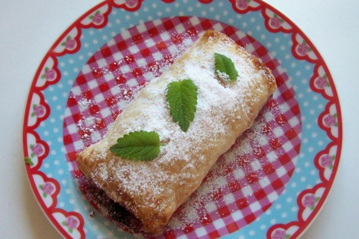 Kleine Apfel-Mango-Strudel mit Zitronencreme - Rezept - Bild Nr. 6