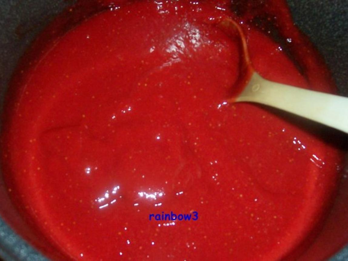 Einmachen: Erdbeer Marmelade mit Stevia - schnell &amp; einfach - von rainbow3