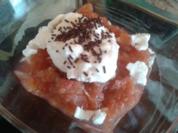 Rhabarber - Dessert - Rezept