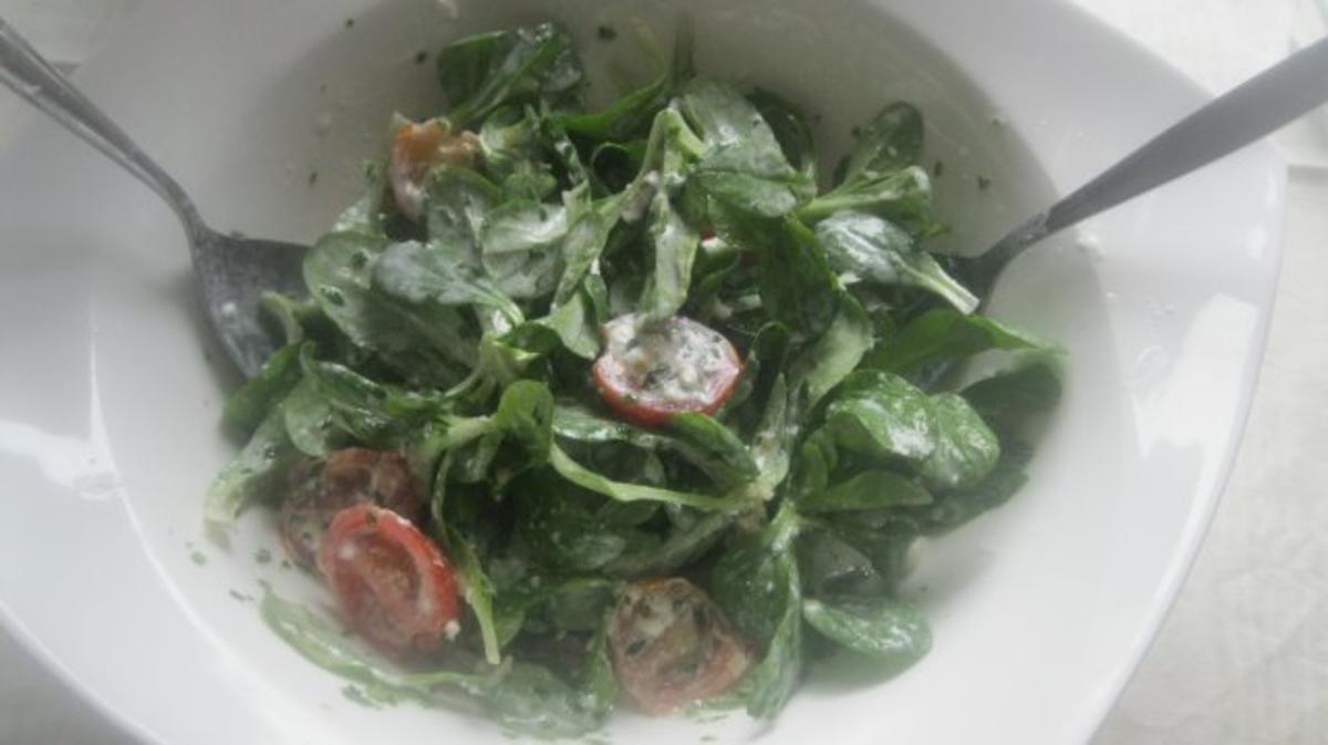 Feldsalat mit Spicy-Lemon-Dressing - Rezept - Bild Nr. 4