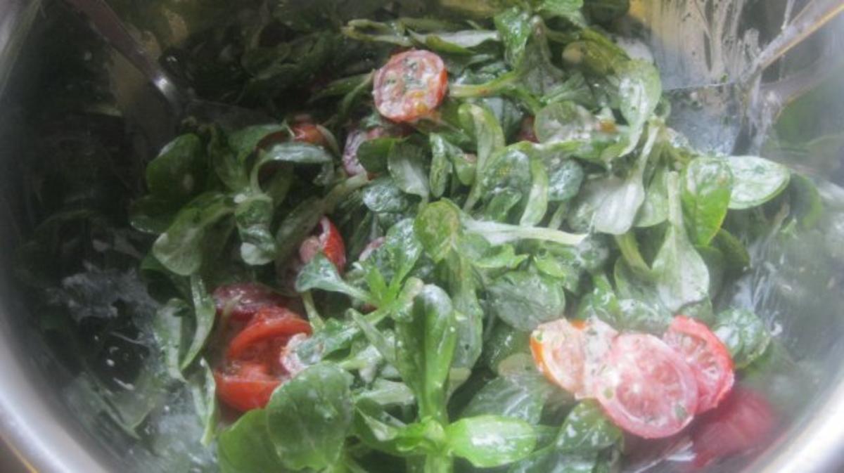 Feldsalat mit Spicy-Lemon-Dressing - Rezept - Bild Nr. 5