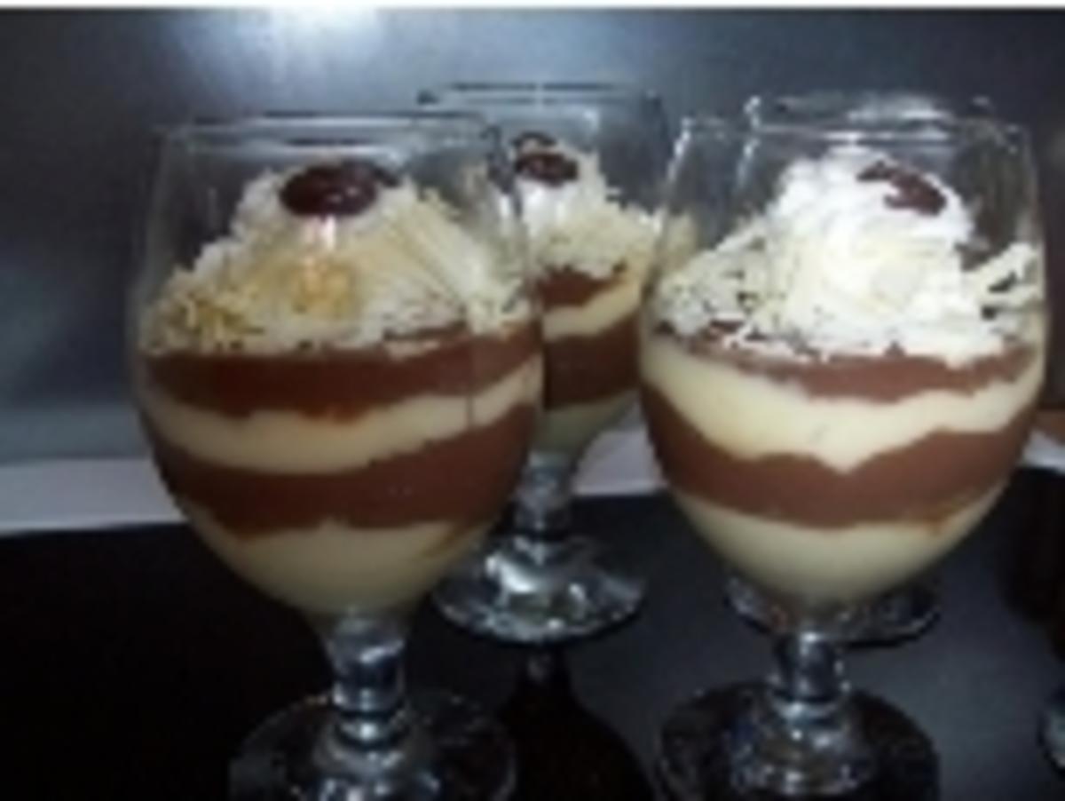 Sahne-Schichtspeise - Rezept