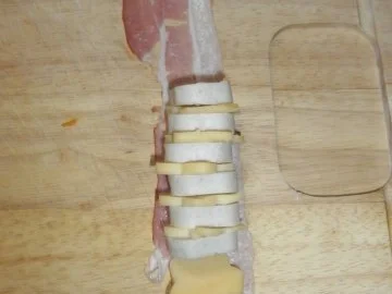 Bratwurst-Käse-Speck-Bissen - Rezept