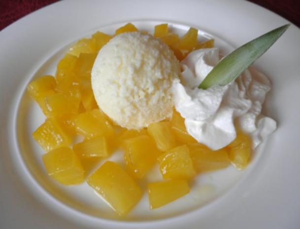 Ananas - Eis ... - Rezept mit Bild - kochbar.de