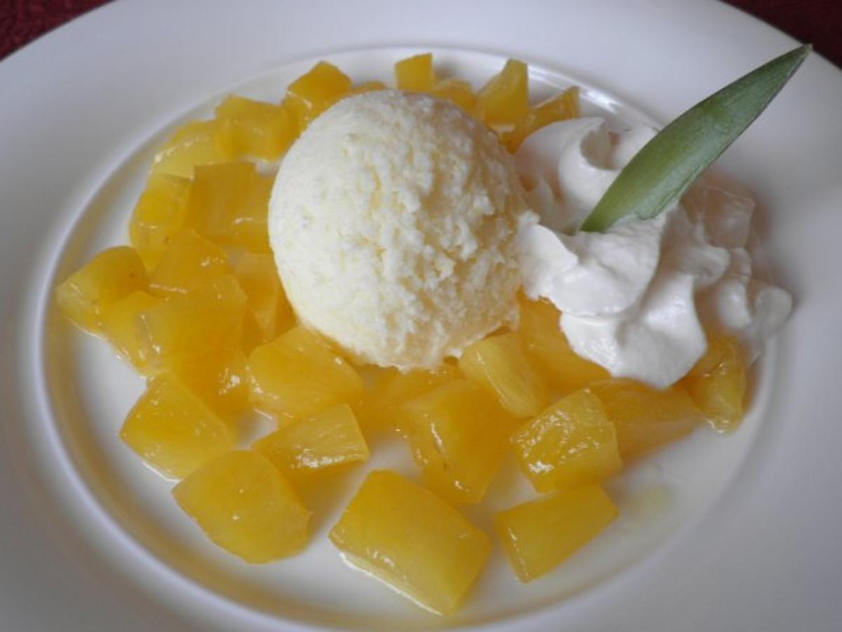 Ananas - Eis ... - Rezept mit Bild - kochbar.de