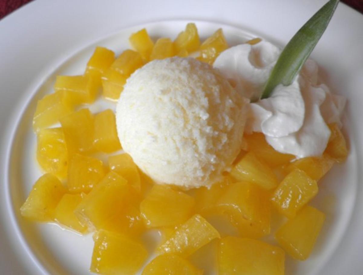 Ananas - Eis ... - Rezept - Bild Nr. 2