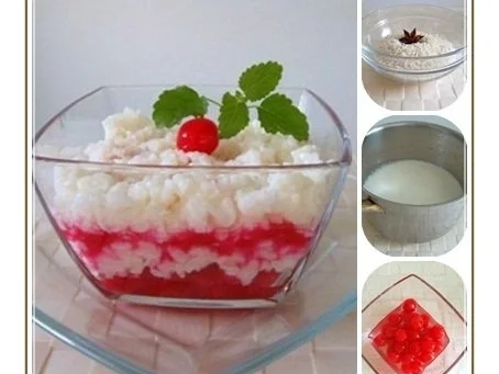 Rezept: ❀ Milchreis mit Anis und Cocktailkirschen❀ Bild Nr. 2 ❀ Milchreis mit Anis und Cocktailkirschen❀ - Rezept - Bild Nr. 2
