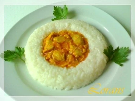 ❀Hähnchen in Currysauce mit zartcremigem Risotto Reis ❀ - Rezept
