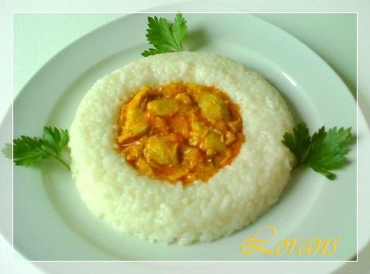 Bilder für ?Hähnchen in Currysauce mit zartcremigem Risotto Reis ? - Rezept