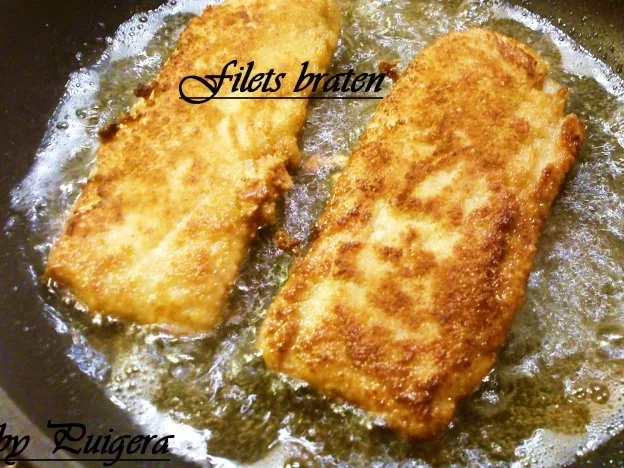 Gebackenes Kabeljaufilet an Estragon-Senf-Sauce und Kartoffelstampf - Rezept - Bild Nr. 3