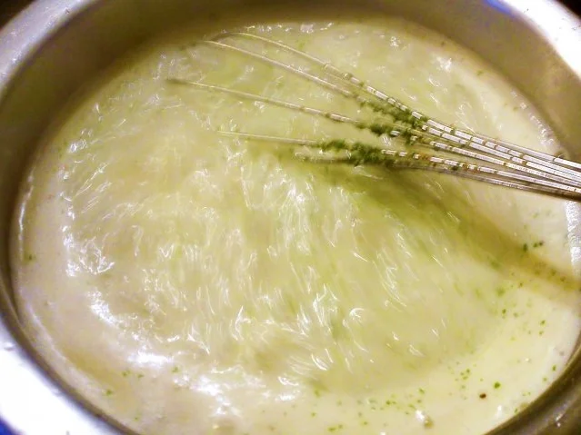 Gebackenes Kabeljaufilet an Estragon-Senf-Sauce und Kartoffelstampf - Rezept - Bild Nr. 4