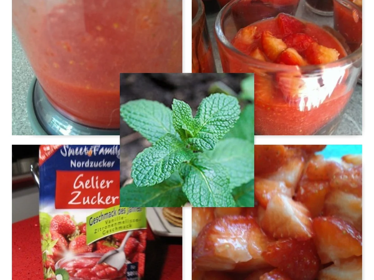 Erdbeermus mit Minze - Rezept - Bild Nr. 14