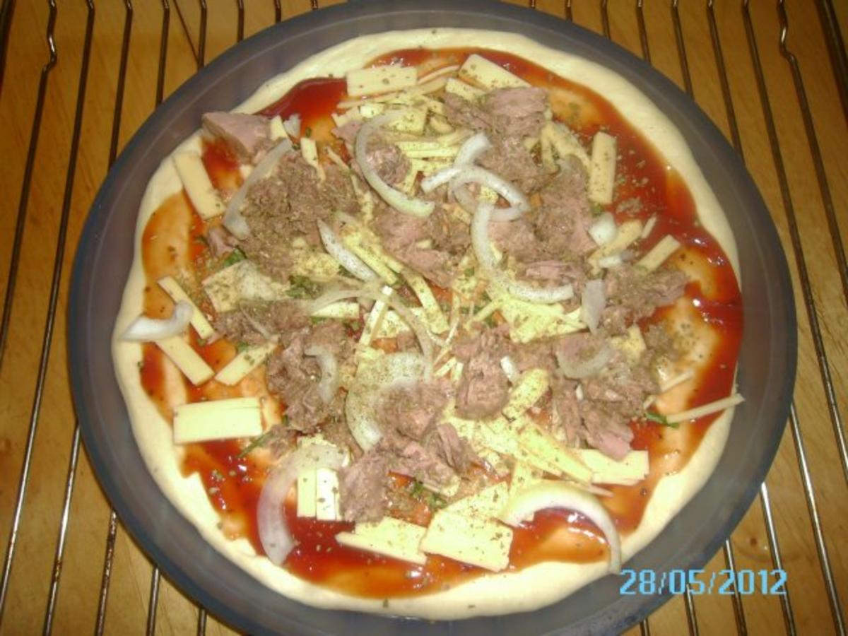 Thunfischpizza - Rezept