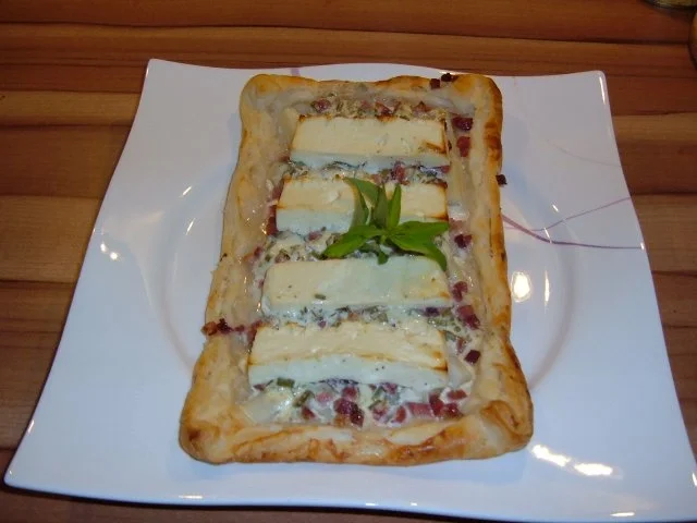 Blätterteig : mit Spargel , Schinken und Feta - Rezept - Bild Nr. 6