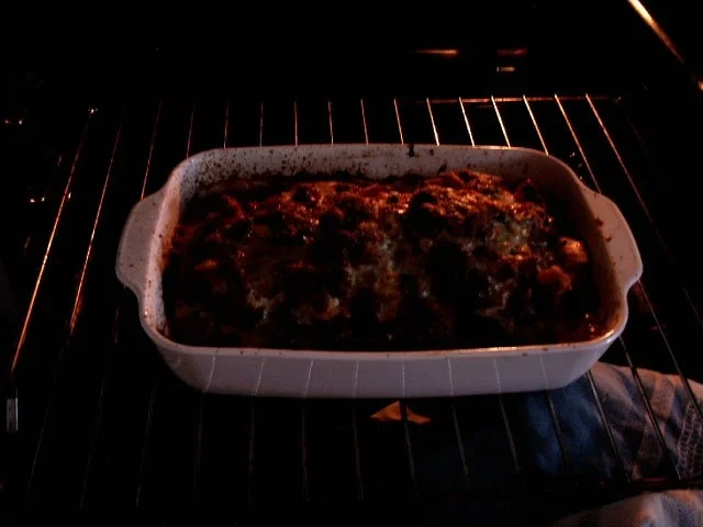 gespickter Hackbraten in Rotwein - Rezept