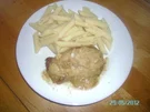 Knoblauchrahmschnitzel mit Nudeln - Rezept