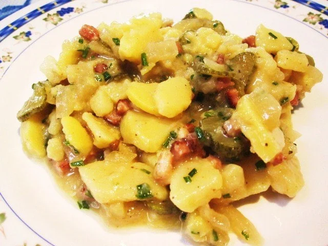 Kartoffelsalat mit saurer Gurke - aus Resten gemacht - Rezept - Bild Nr. 4