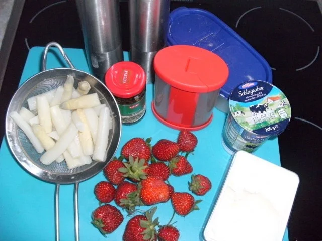 Asperge-fraise-salade - Rezept - Bild Nr. 2