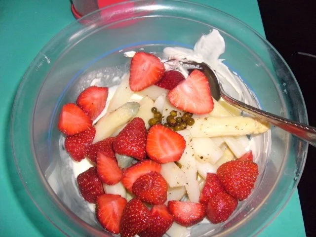 Asperge-fraise-salade - Rezept - Bild Nr. 5