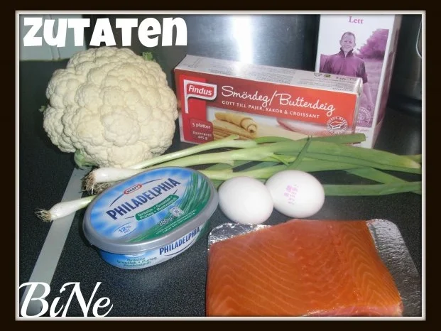 Rezept: BiNe` S LACHS - BLUMENKOHL - QUICHE Bild Nr. 2 BiNe` S LACHS - BLUMENKOHL - QUICHE - Rezept - Bild Nr. 2