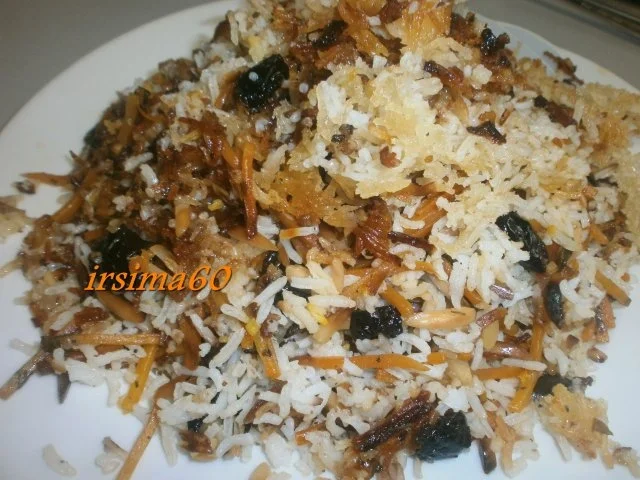 Persischer Safranreis mit Köstlichkeiten aus dem Orient - Rezept - Bild Nr. 3