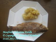 Fisch – gebratene Regenbogenforelle an Ingrid’s feinen Speckkartoffelsalat - Rezept