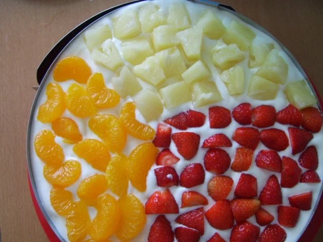 gemischte Käse-Sahne-Torte - Rezept