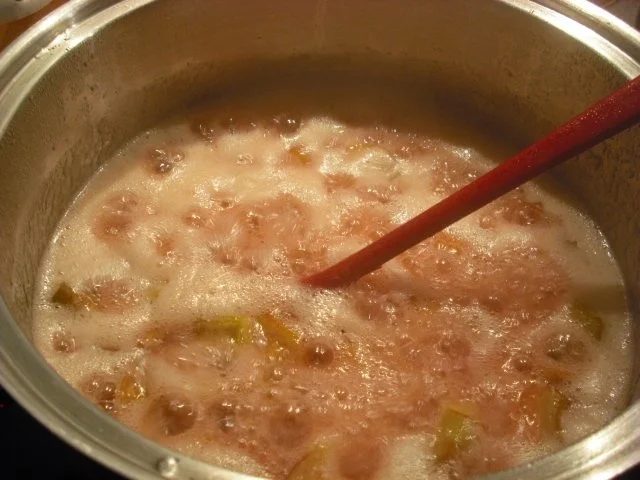 Rezept: Rhabarber-Tonka-Ingwer-Marmelade Bild Nr. 4 Rhabarber-Tonka-Ingwer-Marmelade - Rezept - Bild Nr. 4