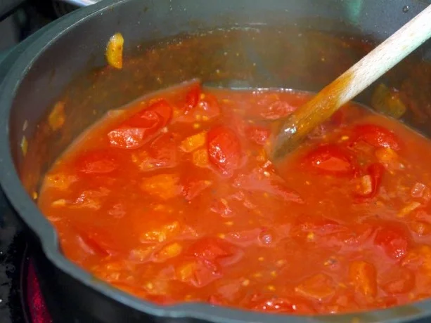 Handgemachte Spaghetti mit Tomaten-Aprikosen-Sugo - Rezept - Bild Nr. 7