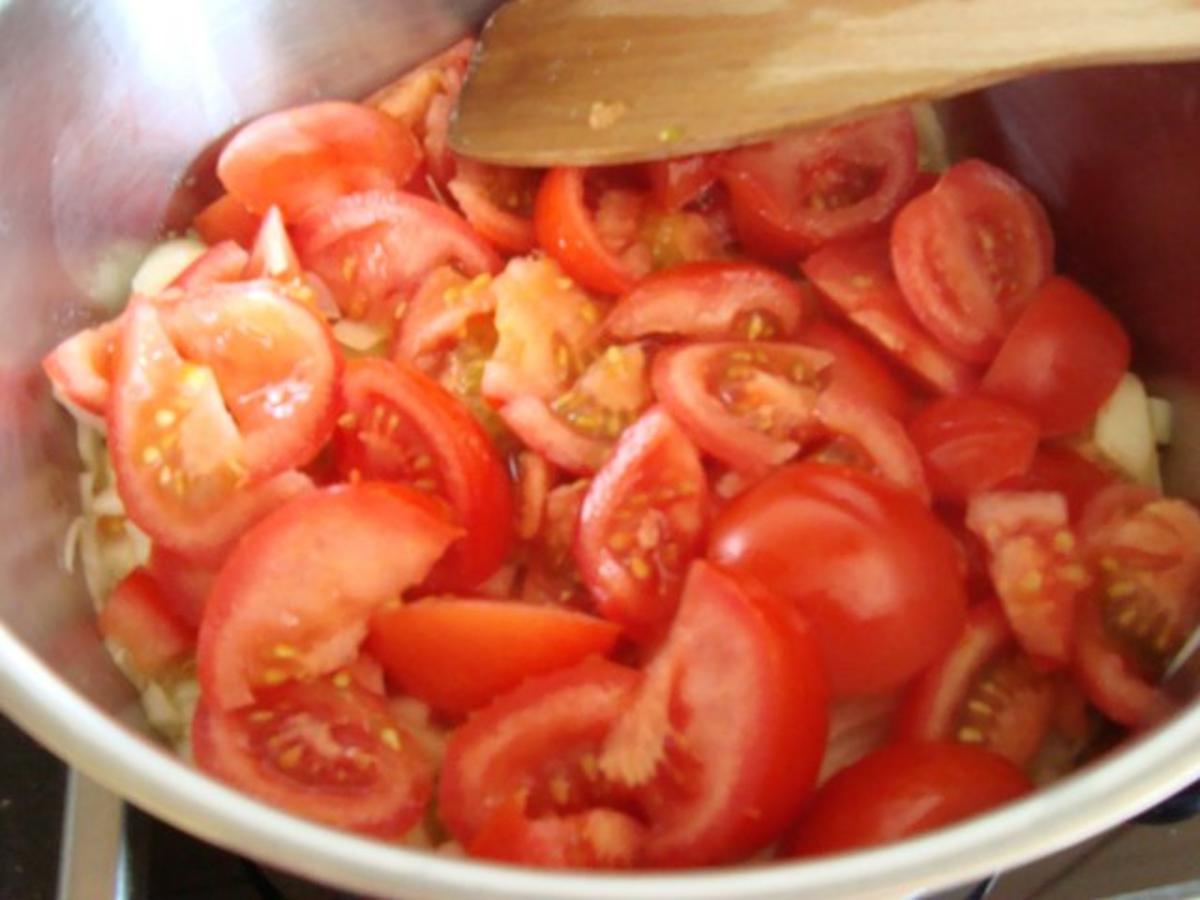 Tomatensuppe mit Reiseinlage - Rezept - Bild Nr. 3