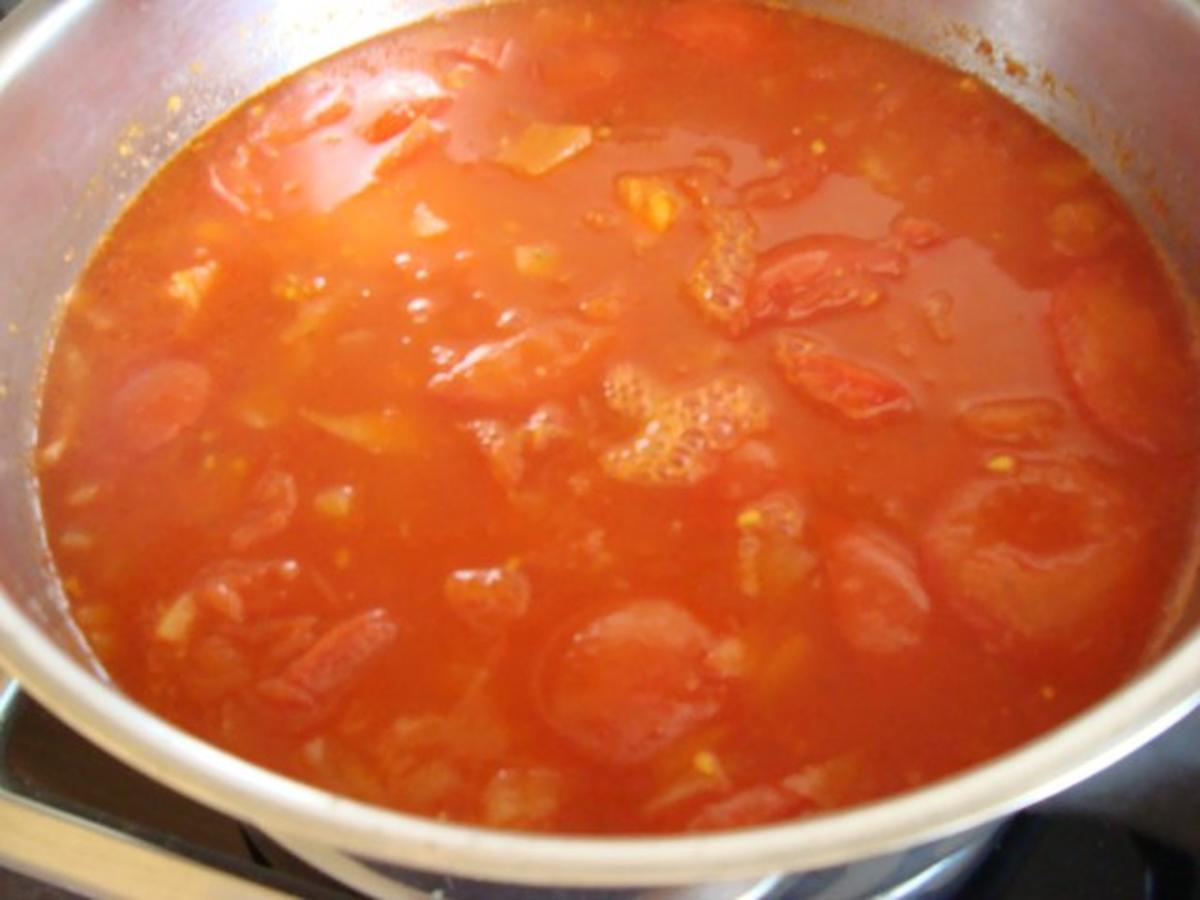 Tomatensuppe mit Reiseinlage - Rezept - Bild Nr. 4