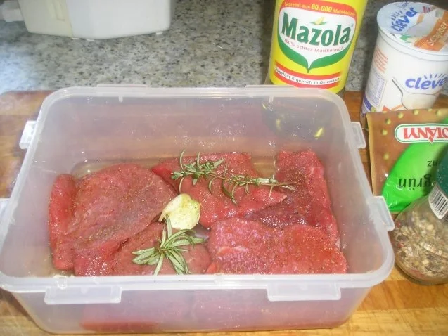 Rezept: Minutensteaks mit Pfeffersauce und Western Wedges Bild Nr. 2 Minutensteaks mit Pfeffersauce und Western Wedges - Rezept - Bild Nr. 2