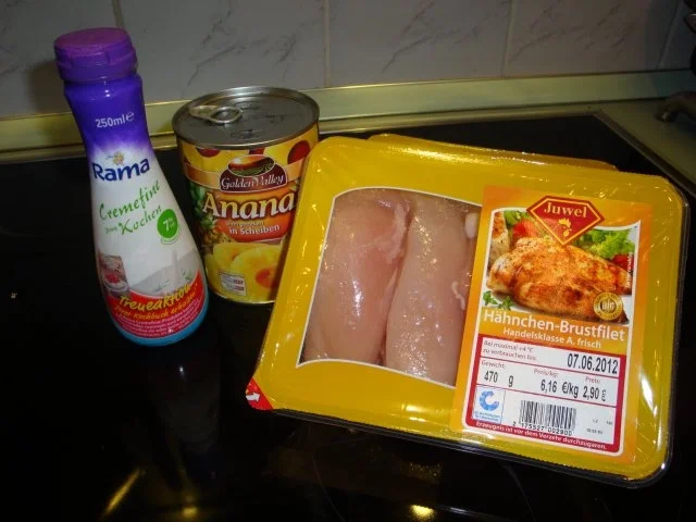 Hähnchengeschnetzeltes Hawaii - Rezept - Bild Nr. 2