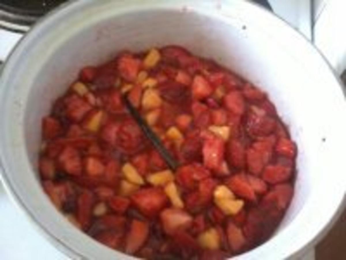Erdbeer-Nektarinen-Vanille-Marmelade - Rezept - Bild Nr. 2