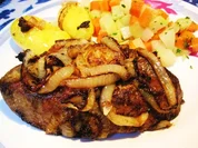 Rinderleber mit viel Zwiebeln - Rezept