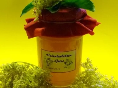 Rezept: Holunderblüten-Gelee Holunderblüten-Gelee - Rezept