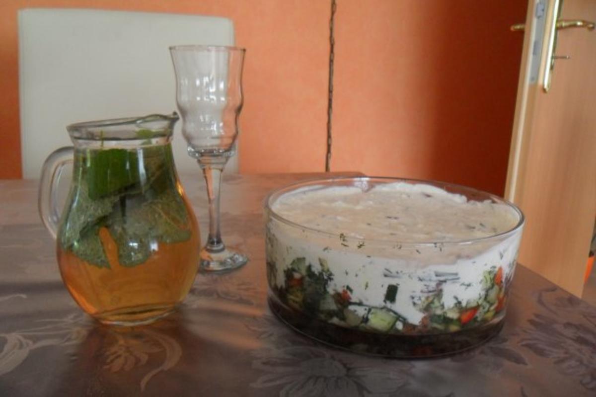 forelle mit  thymian-rosmarin-butter u.gemischtem salat - Rezept - Bild Nr. 3