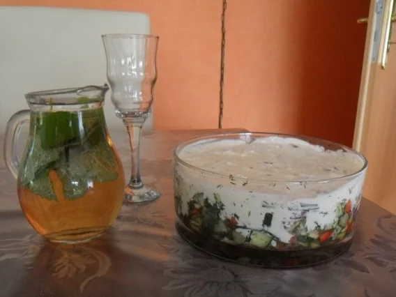 forelle mit  thymian-rosmarin-butter u.gemischtem salat - Rezept - Bild Nr. 3